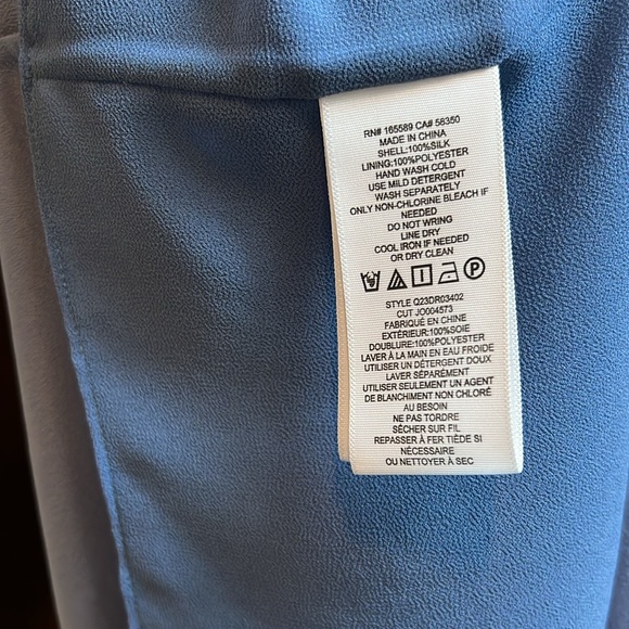 Joie Ora Silk Midi Halter Dress (bijou blue) - size XL - NWT - Picture 7 of 7